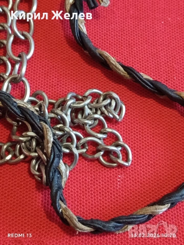 Колие готик, пънк или рок естетика интересно красиво , снимка 4 - Колиета, медальони, синджири - 53462844