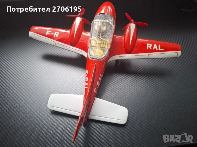 Метално Винтидж самолетче , снимка 3 - Колекции - 52814938
