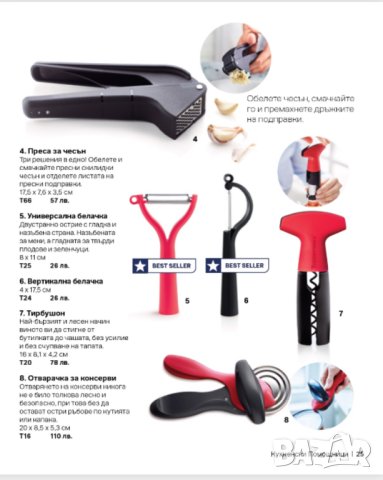 Отварачка за консерви Tupperware, снимка 5 - Аксесоари за кухня - 35551603