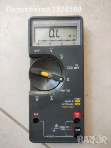 Мултицет Fluke , снимка 2 - Друга електроника - 50600536