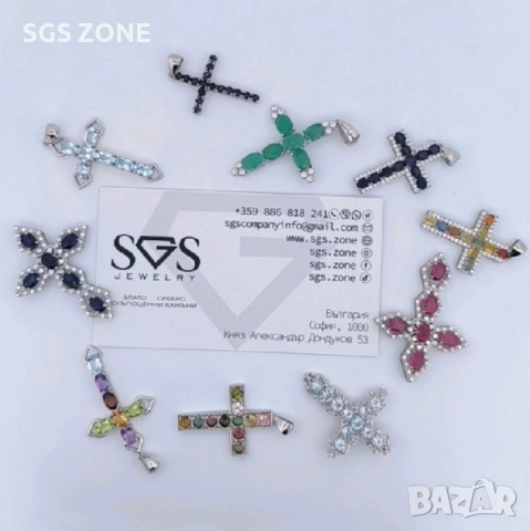 Стилен и масивен сребърен кръст с рубин от Таиланд, снимка 11 - Колиета, медальони, синджири - 53324103