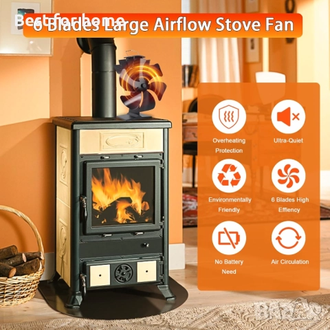 Вентилатор за печка Tomersun с 6 лопатки, снимка 2 - Други - 52878550