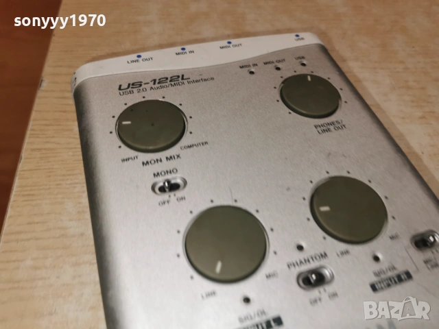 TASCAM US-122L CANADA 17012611920, снимка 2 - Ресийвъри, усилватели, смесителни пултове - 53134734