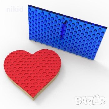 елипси овал отпечатък текстура с релеф печат пластмасова форма за тесто фондан торта