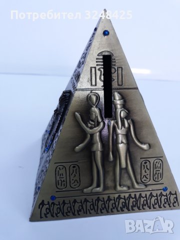 Касичка Фараон пирамида , снимка 8 - Декорация за дома - 37620231