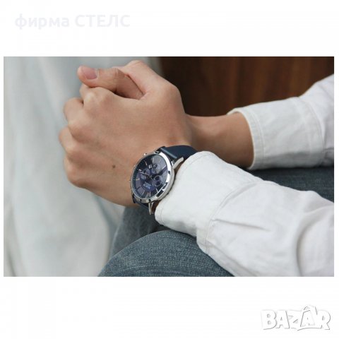 Мъжки часовник NORTH, Естествена кожа, снимка 6 - Мъжки - 40180418