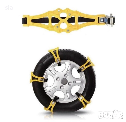 Вериги за гуми, сняг, 4 бр, 4 шипа, снимка 2 - Аксесоари и консумативи - 52386904