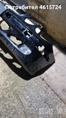 Предна Броня Mercedes w211 оригинална черна боя c197, снимка 3 - Части - 52998075