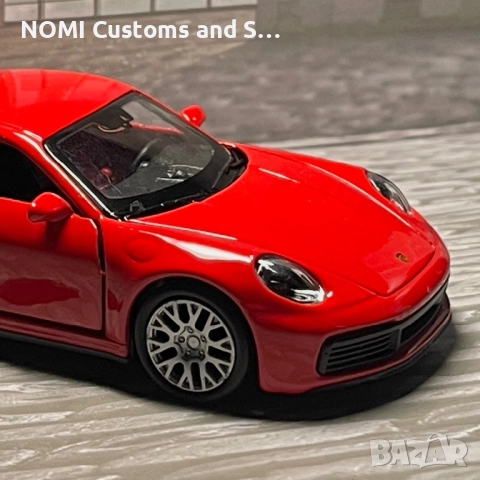 Porsche 911 Carrera умален модел, снимка 2 - Коли, камиони, мотори, писти - 52516414