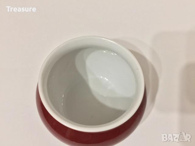 Солница гърне, порцелан, ДФЗ Вербилки, снимка 4 - Антикварни и старинни предмети - 40953836