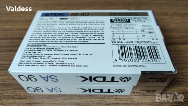 Аудио касети TDK position chrome type II, снимка 2 - Декове - 53056663