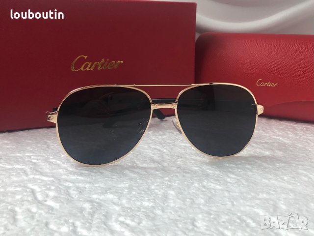 Cartier 2022 висок клас мъжки слънчеви очила унисекс, снимка 6 - Слънчеви и диоптрични очила - 37375466