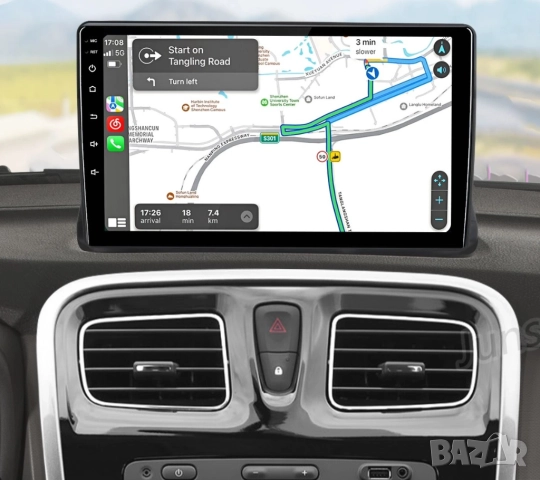 Мултимедия за, Dacia Sandero, Logan, Навигация, Android, Renault Sandero, DACIA, 2 DIN, двоен дин, снимка 3 - Аксесоари и консумативи - 51916085