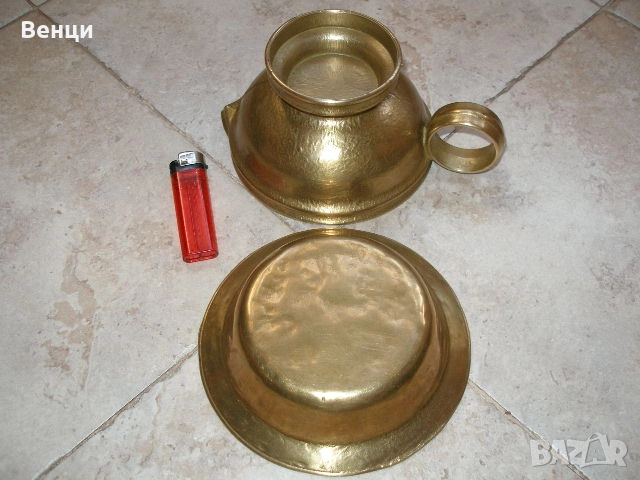 Бронзови Паница Чиния, снимка 7 - Антикварни и старинни предмети - 52208496