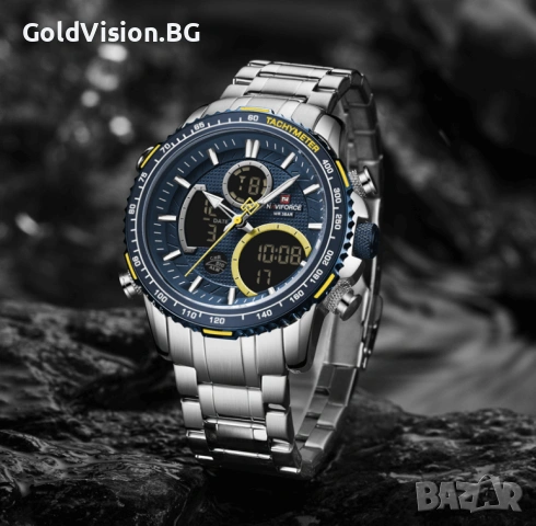 Мъжки часовник NAVIFORCE – SBE + ПОДАРЪК, снимка 3 - Мъжки - 53179211