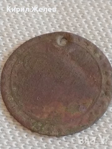 Стар КОРАБЕН ЖЕТОН над стогодишен рядък бронз мед за КОЛЕКЦИОНЕРИ 35322, снимка 4 - Нумизматика и бонистика - 43907905