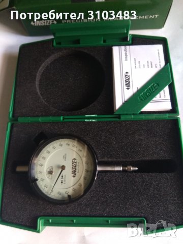 Mitutoyo-Индикаторен часовник No.2046-08/0.01-10mm Made in Japan, снимка 3 - Стругове - 33313811