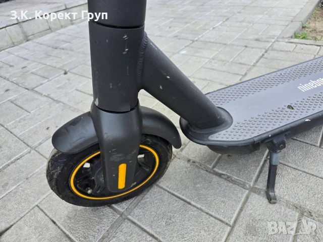 Електрически скутер-тротинетка SEGWAY KICKSCOOTER MAX G30 ДО 25 КМ/Ч, ПРОБЕГ ДО 65 КМ, снимка 8 - Други спортове - 50652389