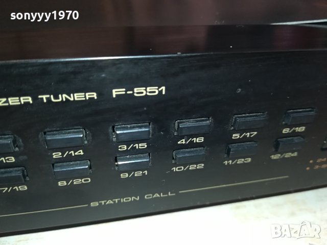 PIONEER F-551 TUNER MADE IN JAPAN 2801241201, снимка 17 - Ресийвъри, усилватели, смесителни пултове - 44012327