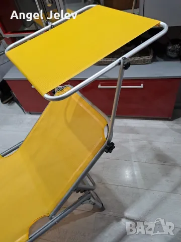 алуминиев шезлонг, снимка 6 - Градински мебели, декорация  - 49698319