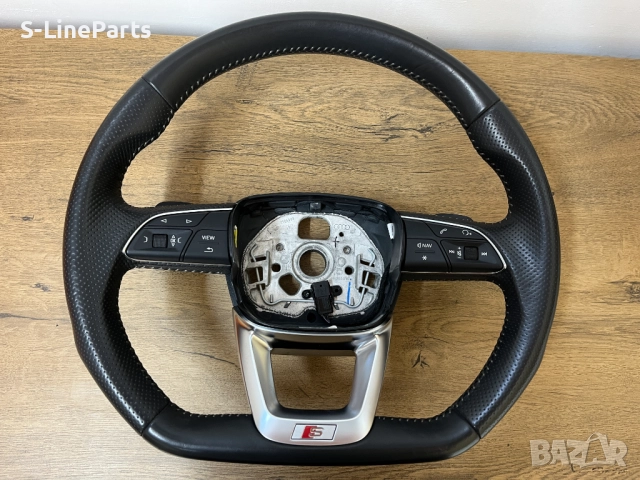 Оригинален скосен Мулти волан с перфорирана кожа Audi Q5 Ауди К5 audi