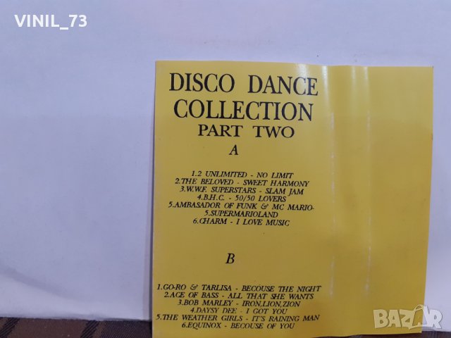 DISCO DANCE- part 2, снимка 4 - Аудио касети - 32353644
