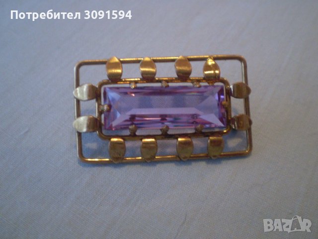 Антична  брошка - арт деко, снимка 11 - Антикварни и старинни предмети - 37513400