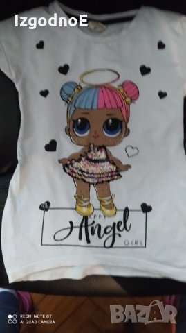 Разкошен лот къси дънкови панталонки и блузка с LOL, снимка 7 - Детски комплекти - 33121069