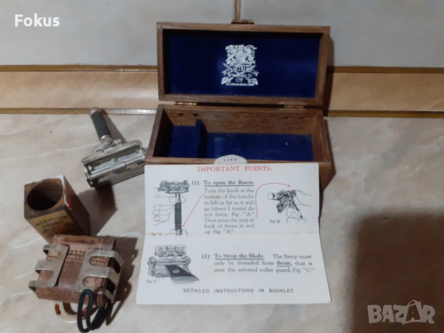 Wilkinson - Стара английска колекционерска самобръсначка, снимка 6 - Антикварни и старинни предмети - 53340724