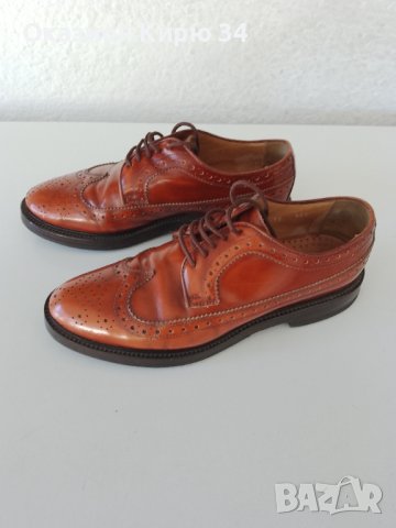 Мъжки кожени италиански обувки , снимка 6 - Официални обувки - 43088487