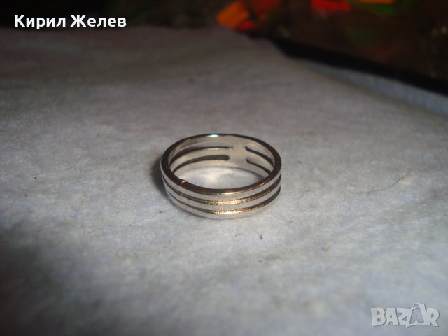 Много красив ажурен меден АРТ ПРЪСТЕН с БЯЛА ПОЗЛАТА 27735, снимка 9 - Пръстени - 37513739