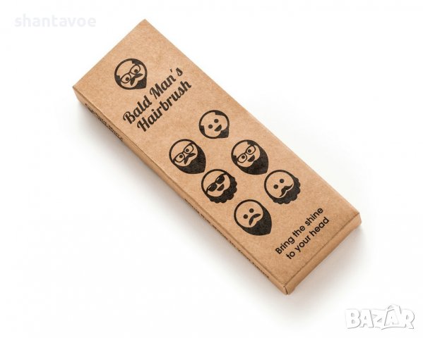 Четка за коса за плешиви мъже, снимка 2 - Аксесоари за коса - 36582781