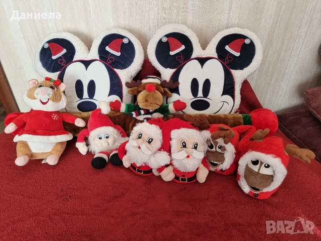 Коледни възглавнички и пантофи