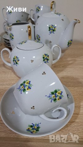 Много красив руски порцеланов сервиз!, снимка 2 - Сервизи - 43188150