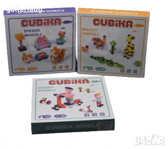 Дървена игра CUBIKA 3 модела 