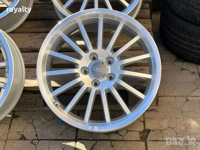 5х112 18 Цола Джанти OEM Audi A4 S4 Оригинални 5x112 чисто нови ЕТ 47 J 8, снимка 8 - Аксесоари и консумативи - 52932867