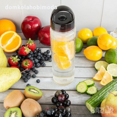 Детокс бутилка за вода и ароматни напитки Tritan, снимка 3 - Други стоки за дома - 28289830