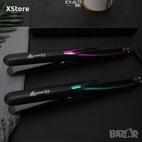 Професионална преса за изправяне на коса с турмалинови керамични плочи