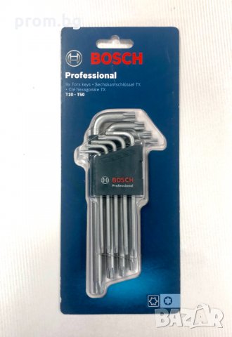 Bosch Professional Torx ключове, еврейска звезда лимбуси, шестостен, снимка 1 - Отвертки - 34585075