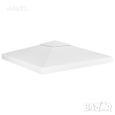 vidaXL Двоен покрив за шатра, 310 г/м², 3x3 м, бял（SKU:312074