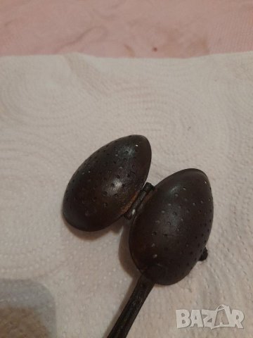Стара лъжичка-цедка, снимка 13 - Антикварни и старинни предмети - 40702456