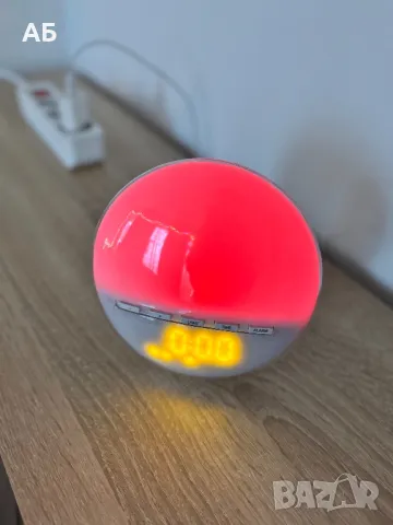 LED лампа, имитираща слънцето/часовник/будилник, снимка 9 - Лед осветление - 48210775