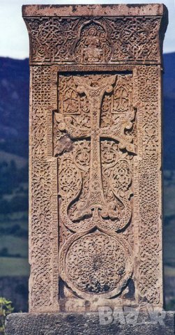сребърно кръстче, арменски сребърен кръст с надписи на гърба  - за защита от зли сили, снимка 5 - Колиета, медальони, синджири - 37536997