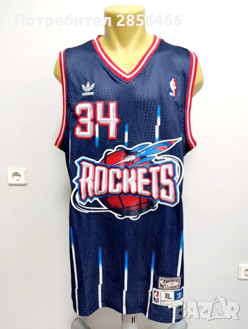 Мъжки потник Adidas Houston Rockets Hakeem Olajuwon размер XL