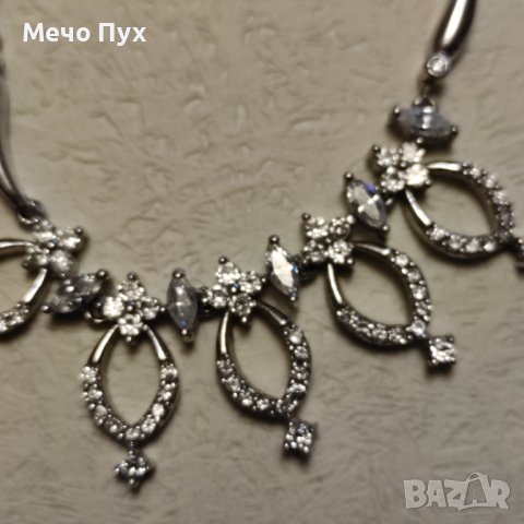 Сребърен комплект - колие и гривна (32), снимка 4 - Бижутерийни комплекти - 42979052