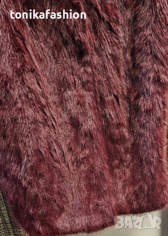 Палто с еко косъм, снимка 3 - Палта, манта - 52884557