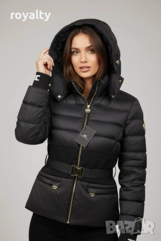 Elisabetta Franchi Зимни Дамски Якета Два Цвята , снимка 6 - Якета - 52411434