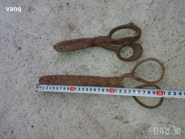 Стари ножици, снимка 3 - Антикварни и старинни предмети - 28296581