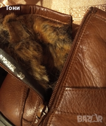 Buffalo London Нови Дамски Боти Изцяло от Естествена Кожа 38 , снимка 10 - Дамски боти - 52932024