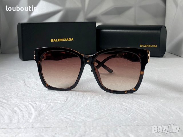 Balenciaga дамски слънчеви очила котка котешки очи 2 цвята, снимка 4 - Слънчеви и диоптрични очила - 40789932
